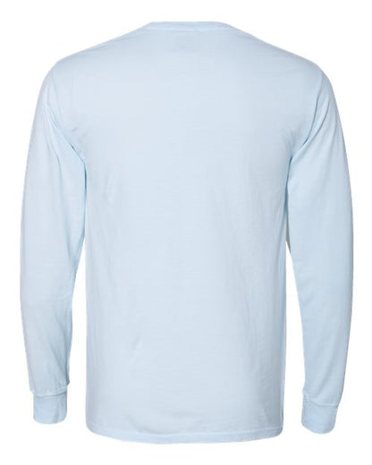ComfortWash by Hanes Garment-Dyed Long Sleeve T-Shirt GDH200 Soothing Blue