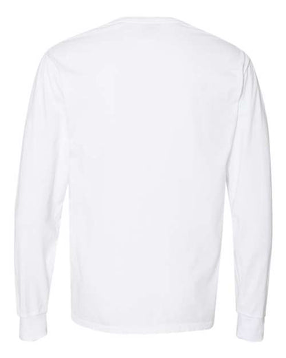 ComfortWash by Hanes Garment-Dyed Long Sleeve T-Shirt GDH200 White