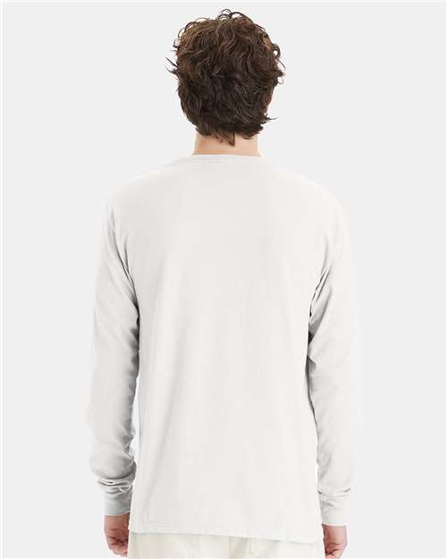 ComfortWash by Hanes Garment-Dyed Long Sleeve T-Shirt GDH200 White