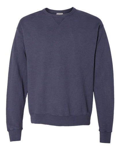ComfortWash by Hanes Garment-Dyed Crewneck Sweatshirt GDH400 Anchor Slate