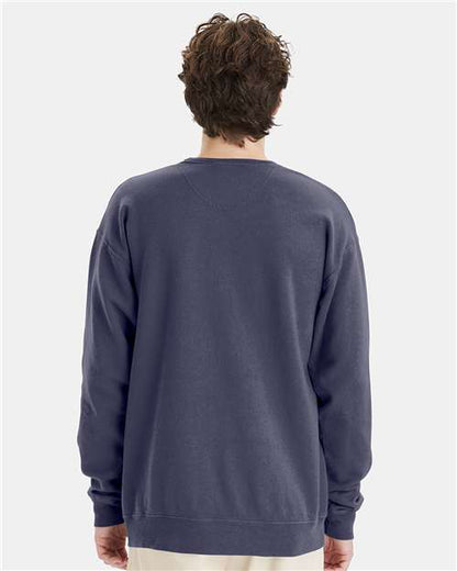 ComfortWash by Hanes Garment-Dyed Crewneck Sweatshirt GDH400 Anchor Slate