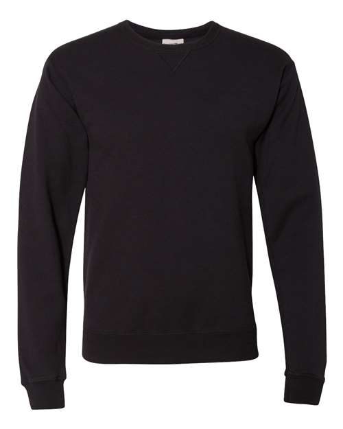 ComfortWash by Hanes Garment-Dyed Crewneck Sweatshirt GDH400 Black