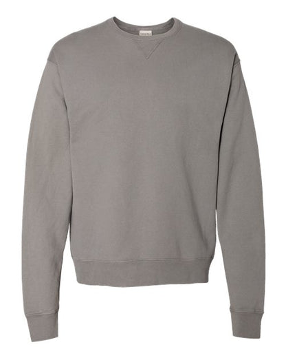 ComfortWash by Hanes Garment-Dyed Crewneck Sweatshirt GDH400 Concrete Grey
