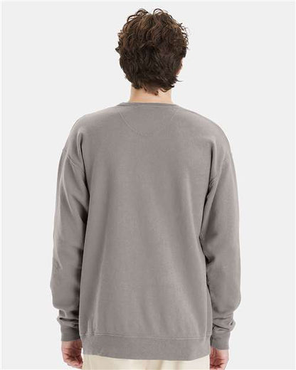 ComfortWash by Hanes Garment-Dyed Crewneck Sweatshirt GDH400 Concrete Grey