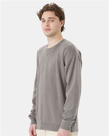 ComfortWash by Hanes Garment-Dyed Crewneck Sweatshirt GDH400 Concrete Grey
