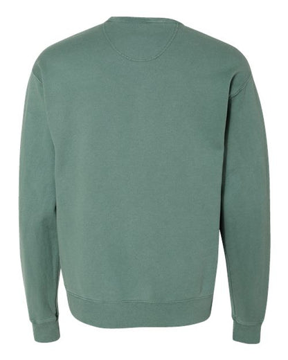 ComfortWash by Hanes Garment-Dyed Crewneck Sweatshirt GDH400 Cypress Green