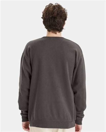 ComfortWash by Hanes Garment-Dyed Crewneck Sweatshirt GDH400 New Railroad Grey