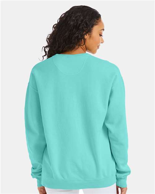 ComfortWash by Hanes Garment-Dyed Crewneck Sweatshirt GDH400 Mint
