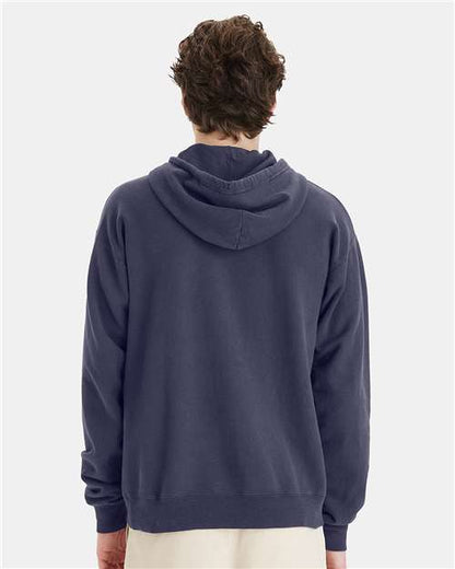 ComfortWash by Hanes Garment-Dyed Unisex Hooded Sweatshirt GDH450 Anchor Slate