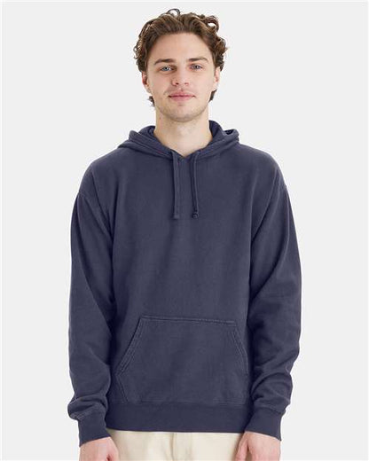Custom Embroidered  ComfortWash by Hanes Garment-Dyed Unisex Hooded Sweatshirt GDH450 Anchor Slate