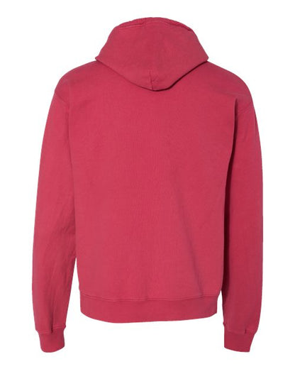 ComfortWash by Hanes Garment-Dyed Unisex Hooded Sweatshirt GDH450 Crimson Fall