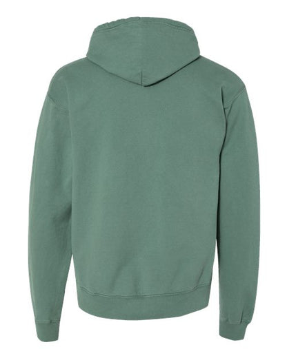 ComfortWash by Hanes Garment-Dyed Unisex Hooded Sweatshirt GDH450 Cypress Green