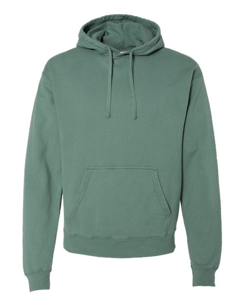 ComfortWash by Hanes Garment-Dyed Unisex Hooded Sweatshirt GDH450 Cypress Green