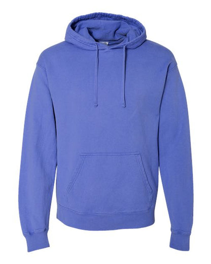 ComfortWash by Hanes Garment-Dyed Unisex Hooded Sweatshirt GDH450 Deep Forte Blue