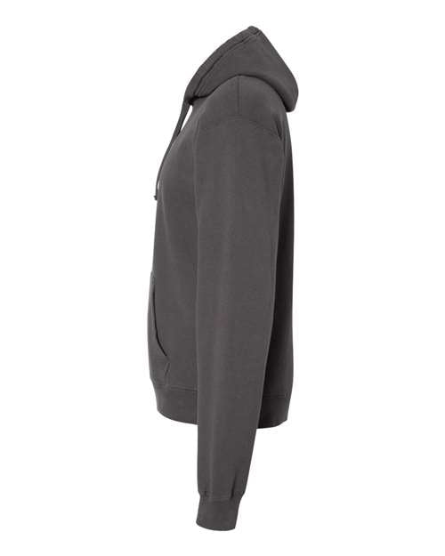 ComfortWash by Hanes Garment-Dyed Unisex Hooded Sweatshirt GDH450 New Railroad Grey