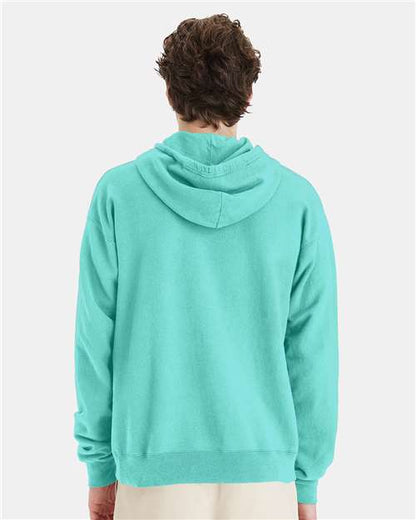 ComfortWash by Hanes Garment-Dyed Unisex Hooded Sweatshirt GDH450 Mint
