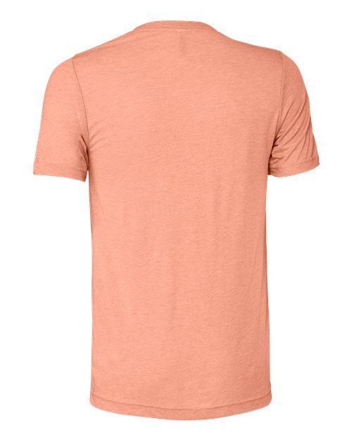 BELLA + CANVAS Triblend Tee 3413 Storm Triblend Custom Embroidered Business Logo