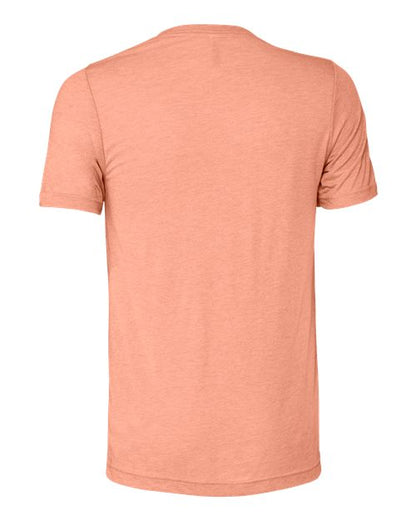 BELLA + CANVAS Triblend Tee 3413 Storm Triblend Custom Embroidered Business Logo