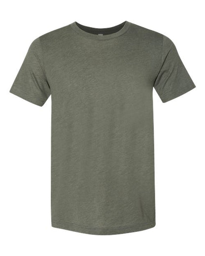 BELLA + CANVAS Triblend Tee 3413 Mauve Triblend Custom Embroidered Business Logo