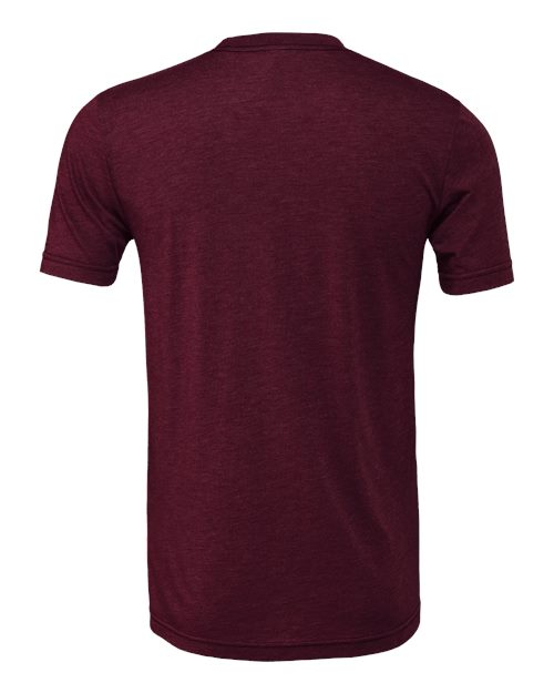 BELLA + CANVAS Triblend Tee 3413 Solid Kelly Triblend Custom Embroidered Business Logo