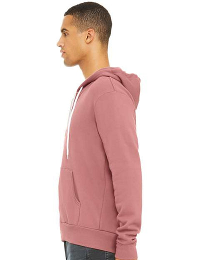 BELLA + CANVAS Sponge Fleece Full-Zip Hoodie 3739 Mauve