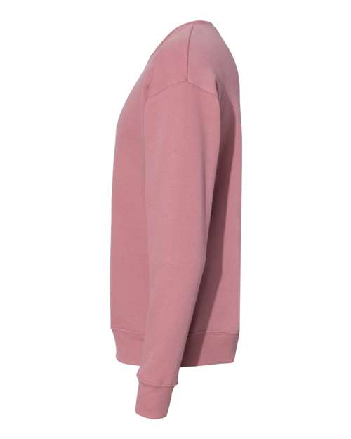 BELLA + CANVAS Sponge Fleece Drop Shoulder Crewneck Sweatshirt 3945 Mauve