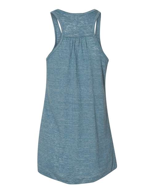 BELLA + CANVAS Women's Flowy Racerback Tank 8800 Denim Slub