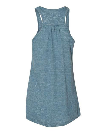 BELLA + CANVAS Women's Flowy Racerback Tank 8800 Denim Slub