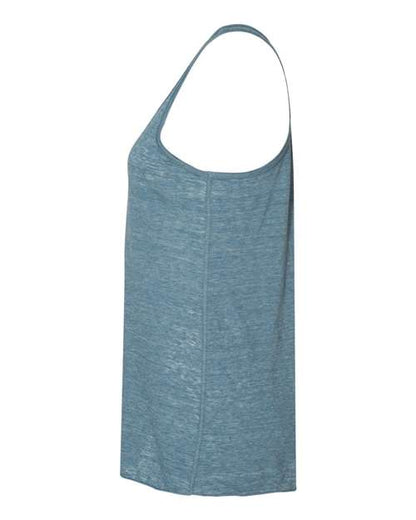 BELLA + CANVAS Women's Flowy Racerback Tank 8800 Denim Slub