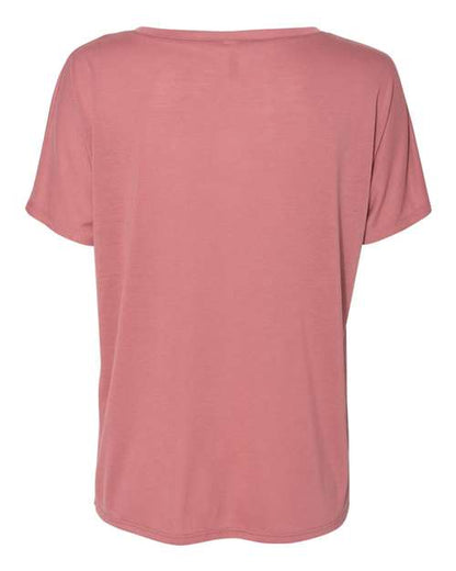 BELLA + CANVAS Women’s Slouchy V-Neck Tee 8815 Custom Embroidered Business Logo