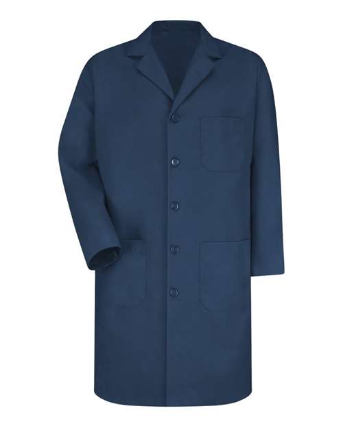 Red Kap Button Front Lab Coat Extended Sizes KP14EXT Custom Embroidered Business Logo