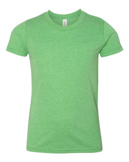 BELLA + CANVAS Youth Triblend Tee 3413Y Custom Embroidered Business Logo