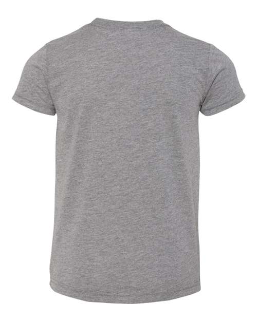 BELLA + CANVAS Youth Triblend Tee 3413Y Custom Embroidered Business Logo