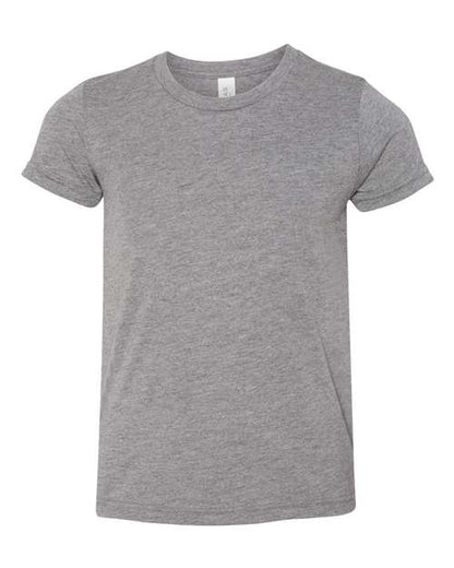 BELLA + CANVAS Youth Triblend Tee 3413Y Custom Embroidered Business Logo