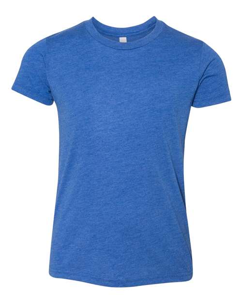 BELLA + CANVAS Youth Triblend Tee 3413Y Custom Embroidered Business Logo