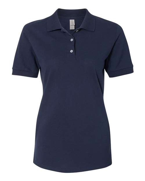 JERZEES Women's 100% Ring-Spun Cotton Piqué Polo 443W Custom Embroidered Business Logo