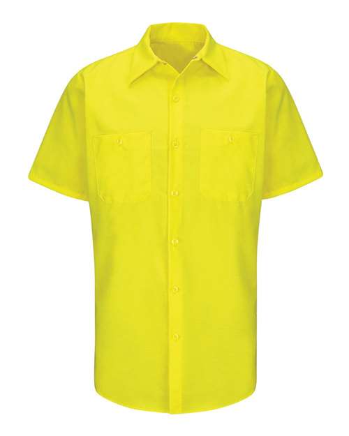Red Kap Men's Tall Enhanced & Hi-Visibility Work Shirt SY24T