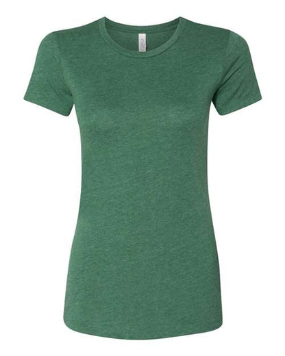 BELLA + CANVAS Women's Slim Fit Tee 6004 Heather Grass Green