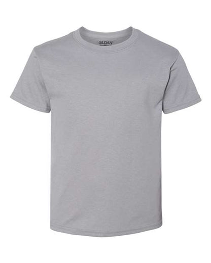 Gildan DryBlend® Youth T-Shirt 8000B Gravel Custom Embroidered Business Logo