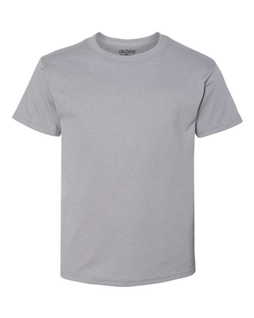Gildan DryBlend® Youth T-Shirt 8000B Gravel Custom Embroidered Business Logo