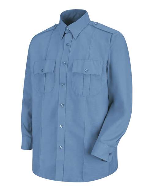 Red Kap Long Sleeve Security Shirt SP36 Custom Embroidered Business Logo