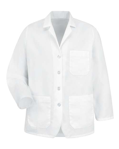 Red Kap Lapel Counter Coat KP11 Custom Embroidered Business Logo