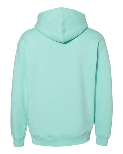 Independent Trading Co. Heavyweight Hooded Sweatshirt IND4000 Mint Custom Embroidered Business Logo