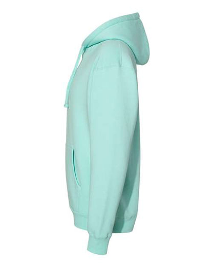 Independent Trading Co. Heavyweight Hooded Sweatshirt IND4000 Mint Custom Embroidered Business Logo