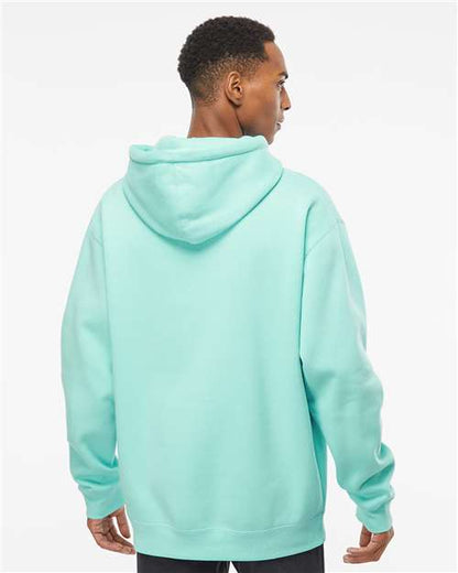 Independent Trading Co. Heavyweight Hooded Sweatshirt IND4000 Mint Custom Embroidered Business Logo