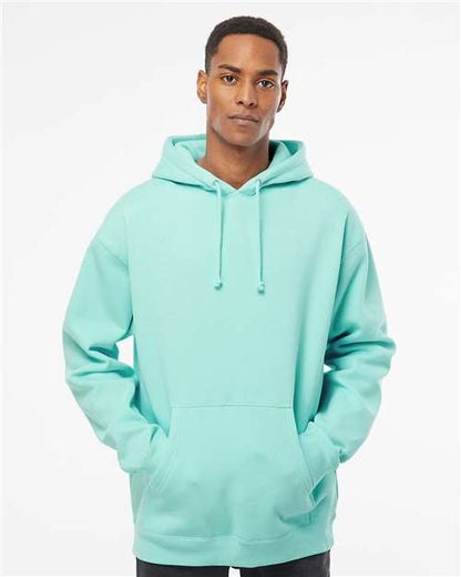 Custom Embroidered  Independent Trading Co. Heavyweight Hooded Sweatshirt IND4000 Mint