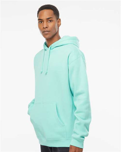Independent Trading Co. Heavyweight Hooded Sweatshirt IND4000 Mint Custom Embroidered Business Logo