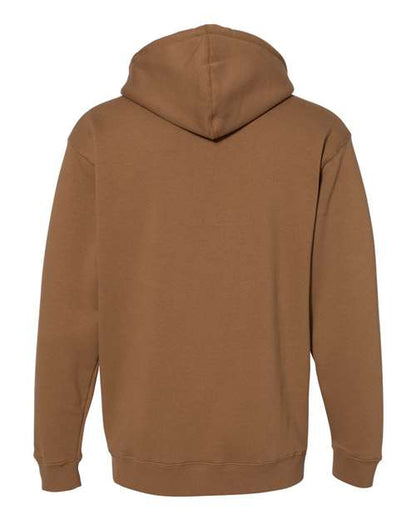 Independent Trading Co. Heavyweight Hooded Sweatshirt IND4000 Saddle Custom Embroidered Business Logo