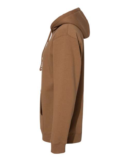 Independent Trading Co. Heavyweight Hooded Sweatshirt IND4000 Saddle Custom Embroidered Business Logo