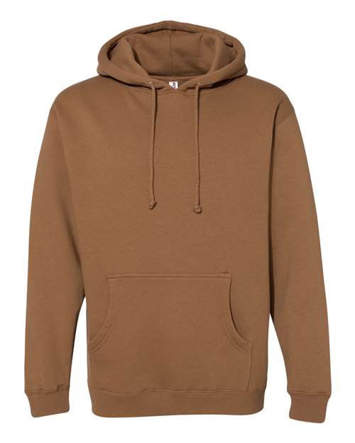 Independent Trading Co. Heavyweight Hooded Sweatshirt IND4000 Saddle Custom Embroidered Business Logo